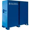 Global Industrial™ Jobsite Cabinet, 2 Doors, 52 Cu. Ft., Steel, Blue