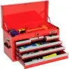 Global Industrial™ 25-15/16" x 12-1/16" x 14-3/4" 6 Drawer Red Tool Chest