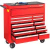 Global Industrial™ Roller Tool Cabinet, 13 Drawers, 42-3/8"W x 18"D x 38-5/8"H, Red