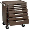 Kennedy® 297XR K2000 Series 29"W X 20"D X 35"H 7 Drawer Red Roller Cabinet