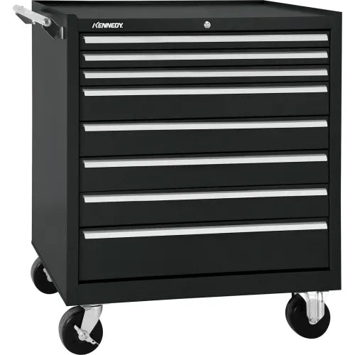 Kennedy® K2000 8 Drawer Roller Cabinet, 24"W x 20"D x 39"H, Blue