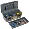 Plano Molding 652-009 Toolbox with Tray and (2) compartment boxes 20-1/4"L x 10-7/8"W x 9-1/8"H Gray - Pkg Qty 4