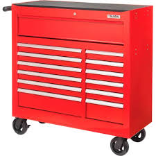 Global Industrial Roller Tool Cabinet, 13 Drawers, 42-3/8"W x 18"D x 38-5/8"H