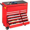 Global Industrial Roller Tool Cabinet, 13 Drawers, 42-3/8"W x 18"D x 38-5/8"H