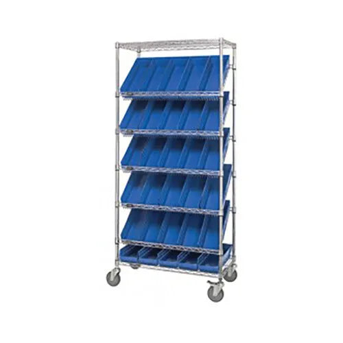 Quantum MWRS-7-604 Wire Shelving Cart