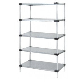 54" Galvanized Solid Shelving Units WR54-1448SG-5 - Starter Kit