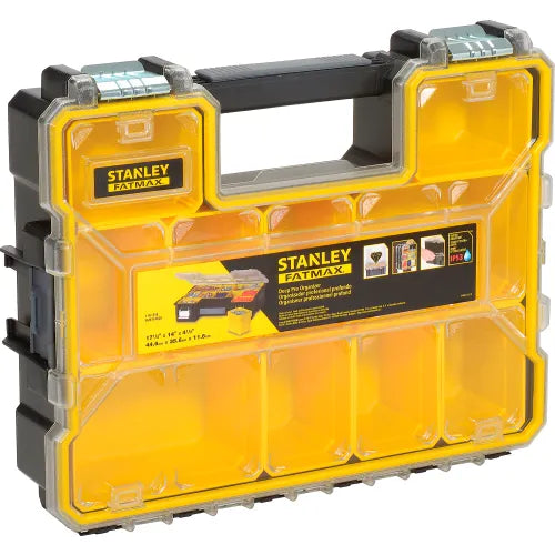 Stanley FMST14820 Fatmax 17-1/2" x 14" x 4-1/2" 10 Compartment Professional Organizer